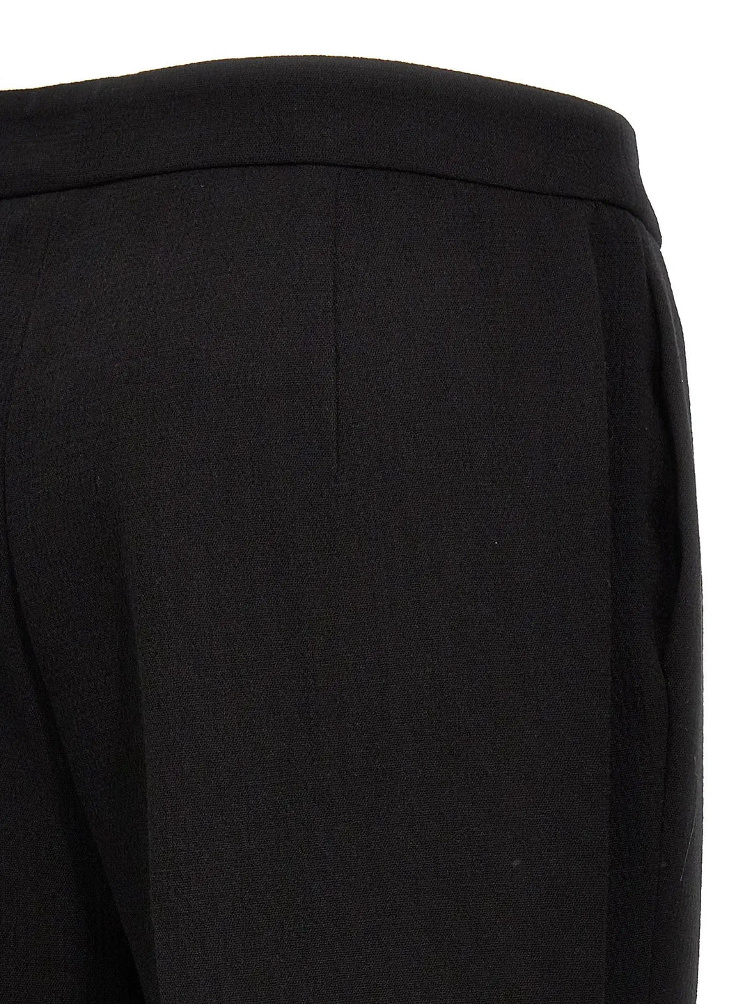 Moschino Black Viscose Dress Pants