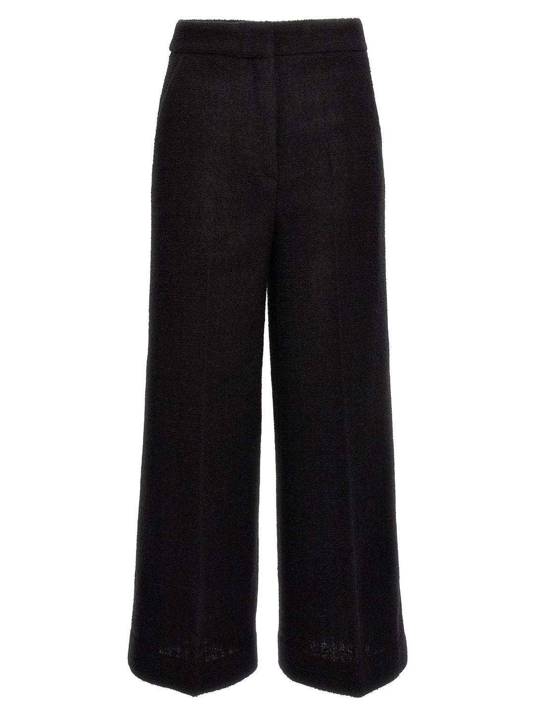 Moschino Black Wool Cropped Pants