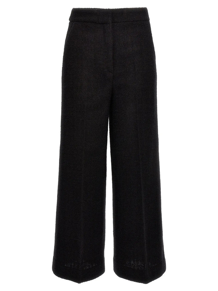Moschino Black Wool Cropped Pants