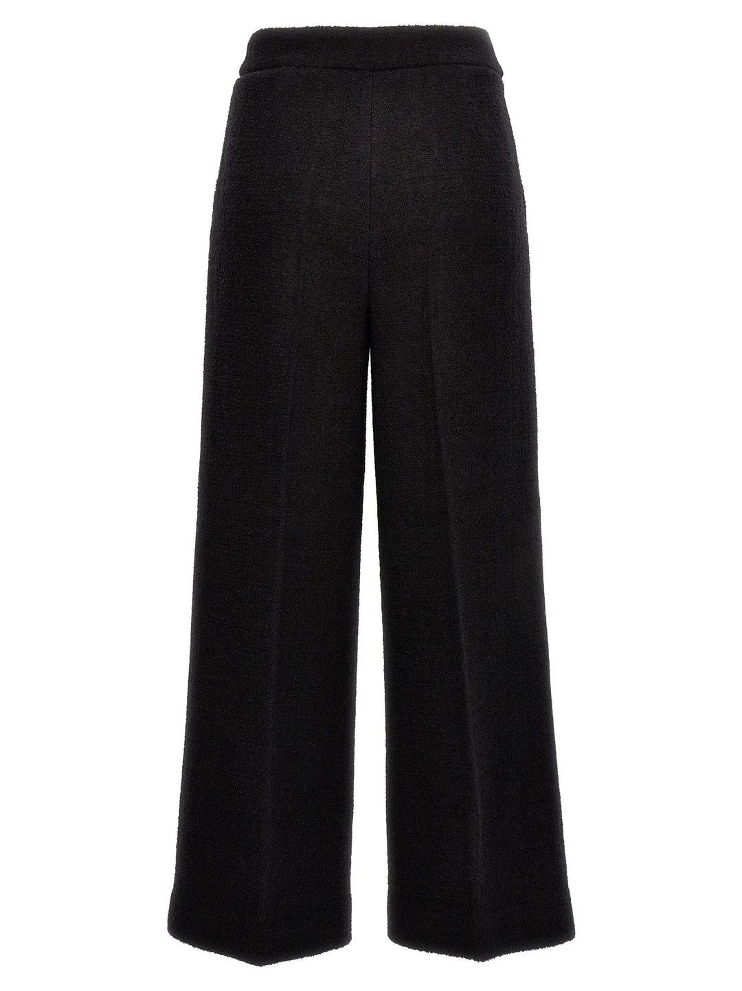 Moschino Black Wool Cropped Pants