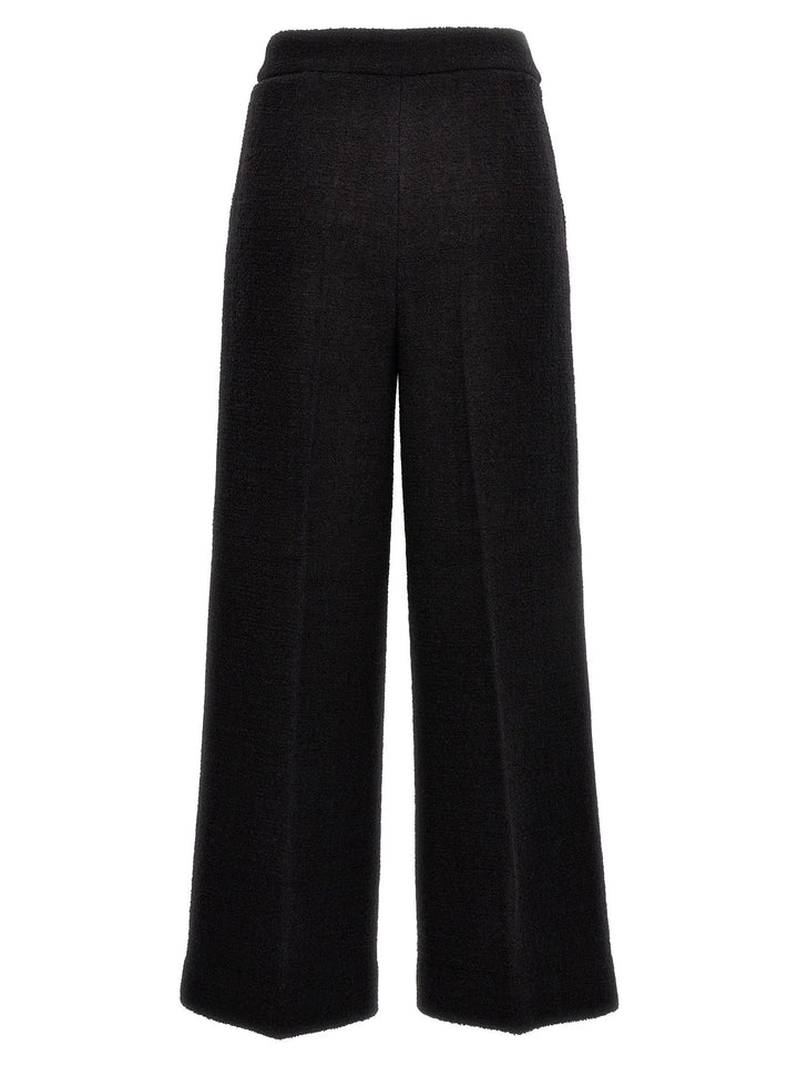 Moschino Black Wool Cropped Pants