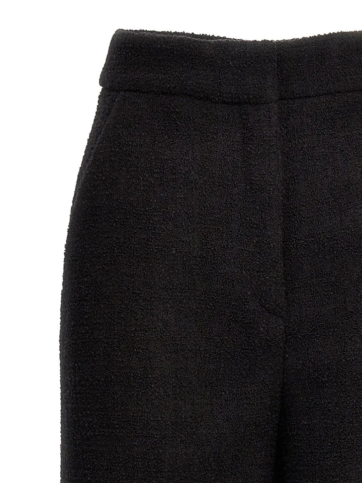 Moschino Black Wool Cropped Pants