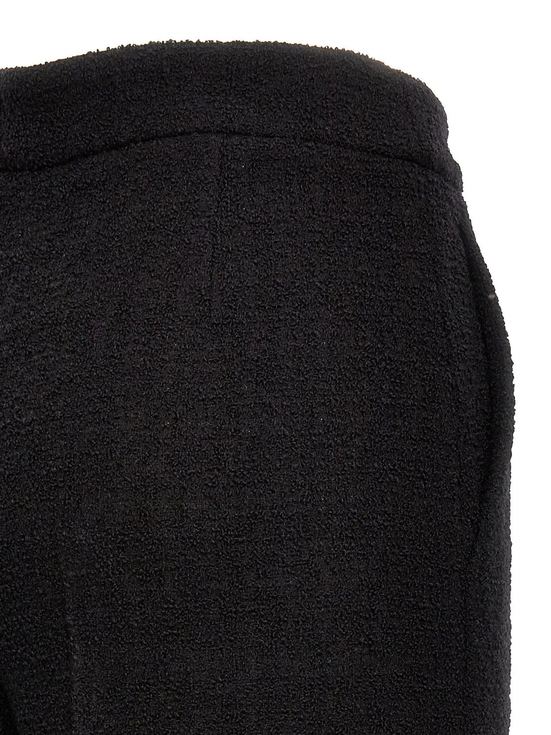 Moschino Black Wool Cropped Pants