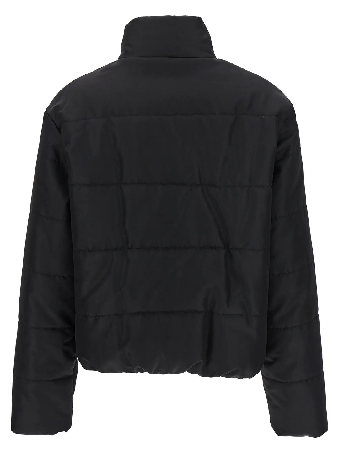 Moschino Black Polyamide Full-Length Jacket