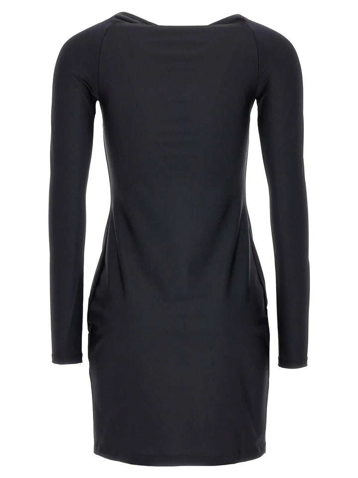Coperni Black Polyamide Short Dress