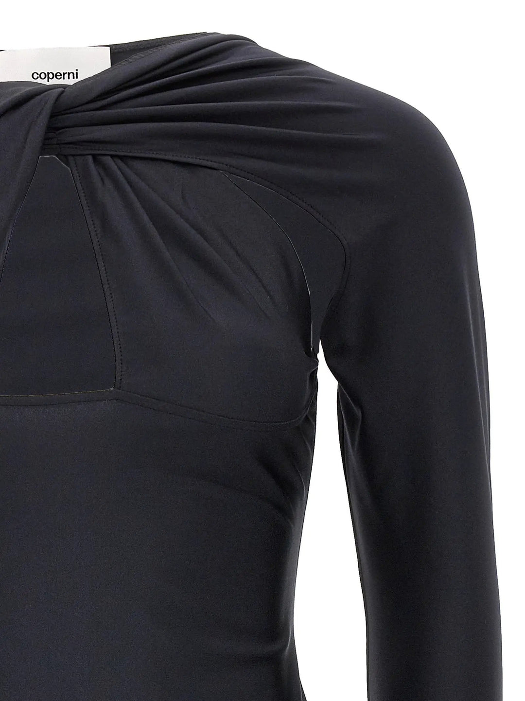 Coperni Black Polyamide Short Dress
