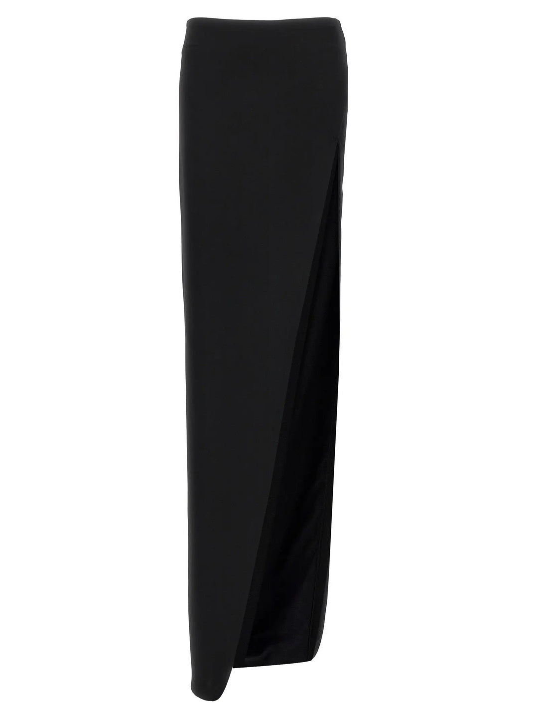 Ann Demeulemeester Black Lamb Leather Mini Skirt