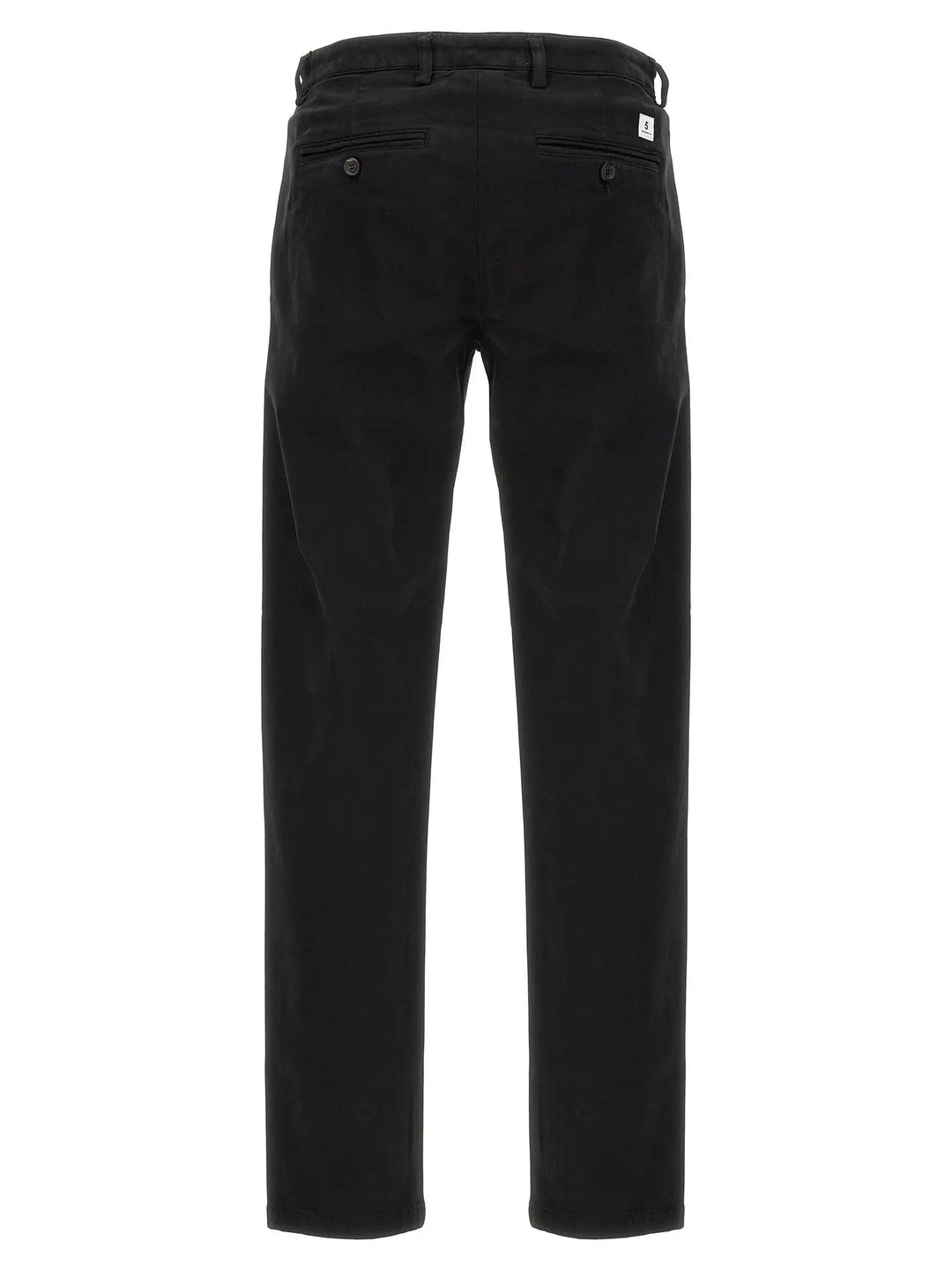 Department 5 Black Cotton Casual Pants
