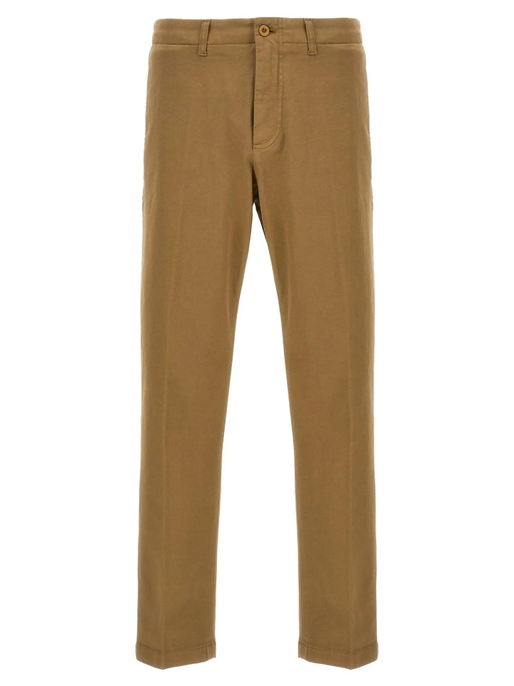 Department 5 Beige Cotton Casual Pants