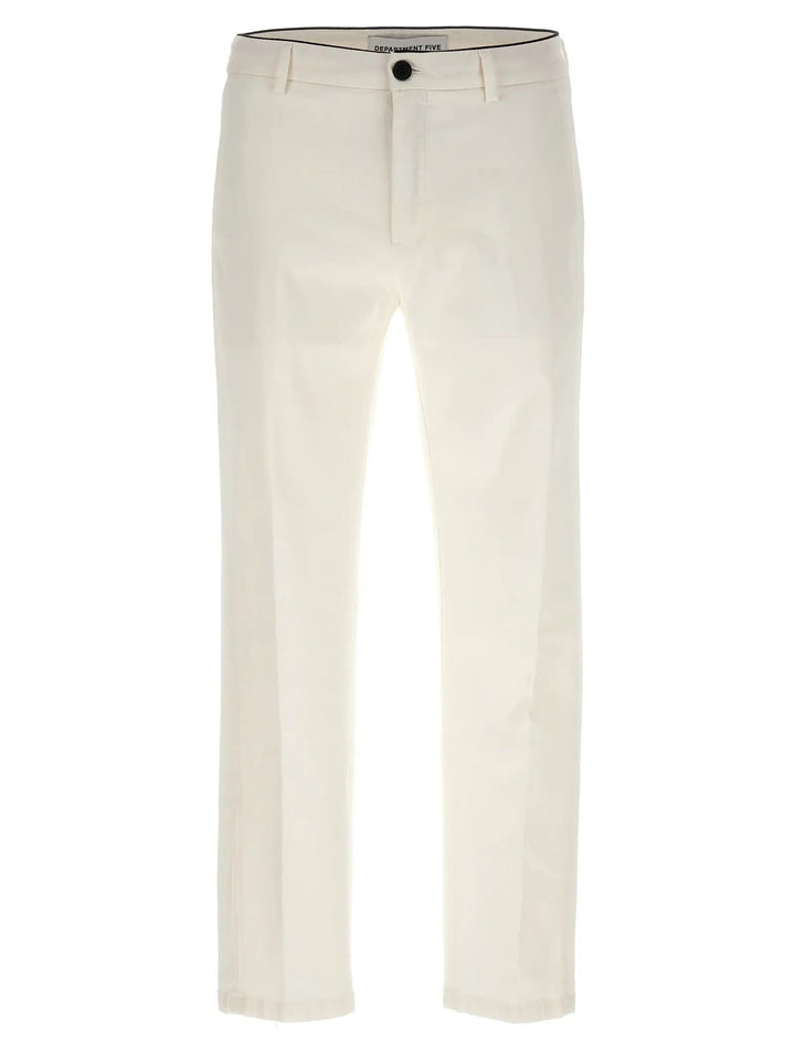 Department 5 White Cotton Pants