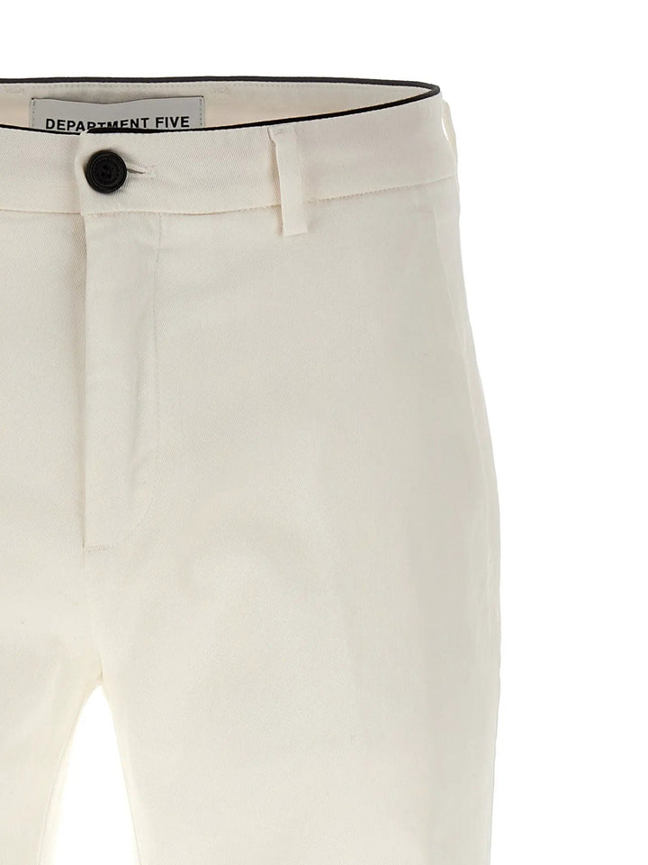 Department 5 White Cotton Pants