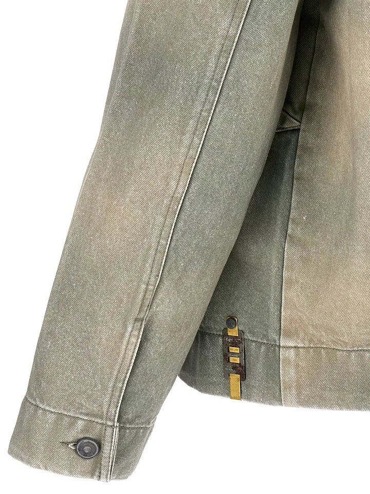 Objects IV Life Bicolor Cotton Denim Jacket