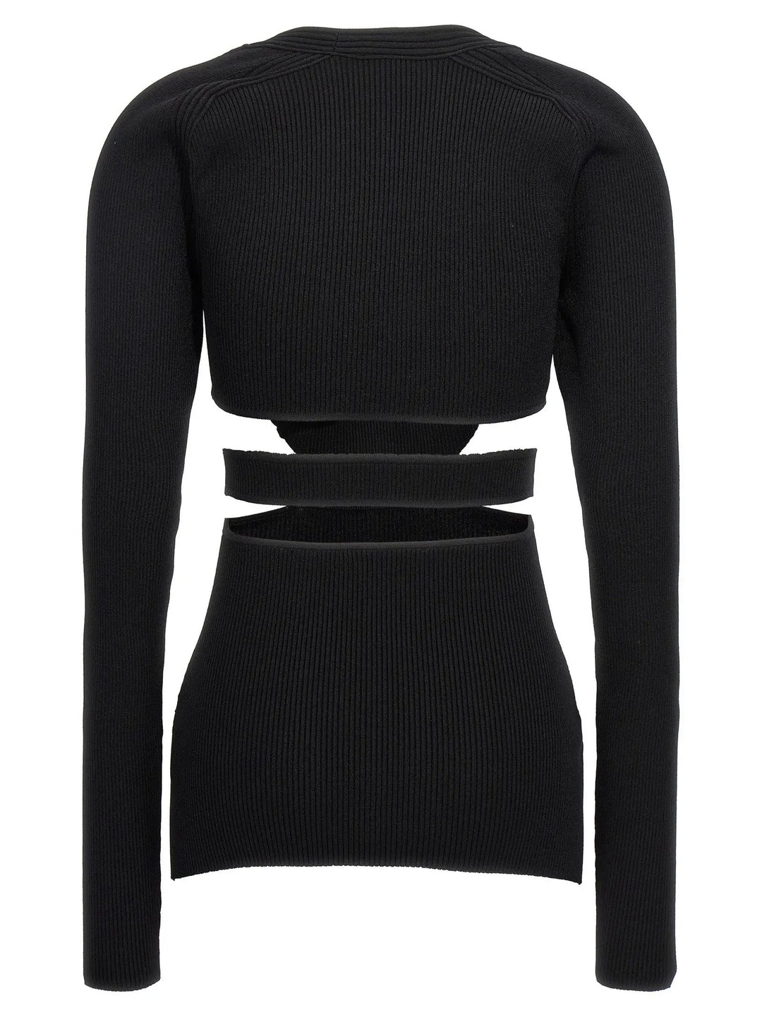 Nensi Dojaka Black Viscose Cardigan