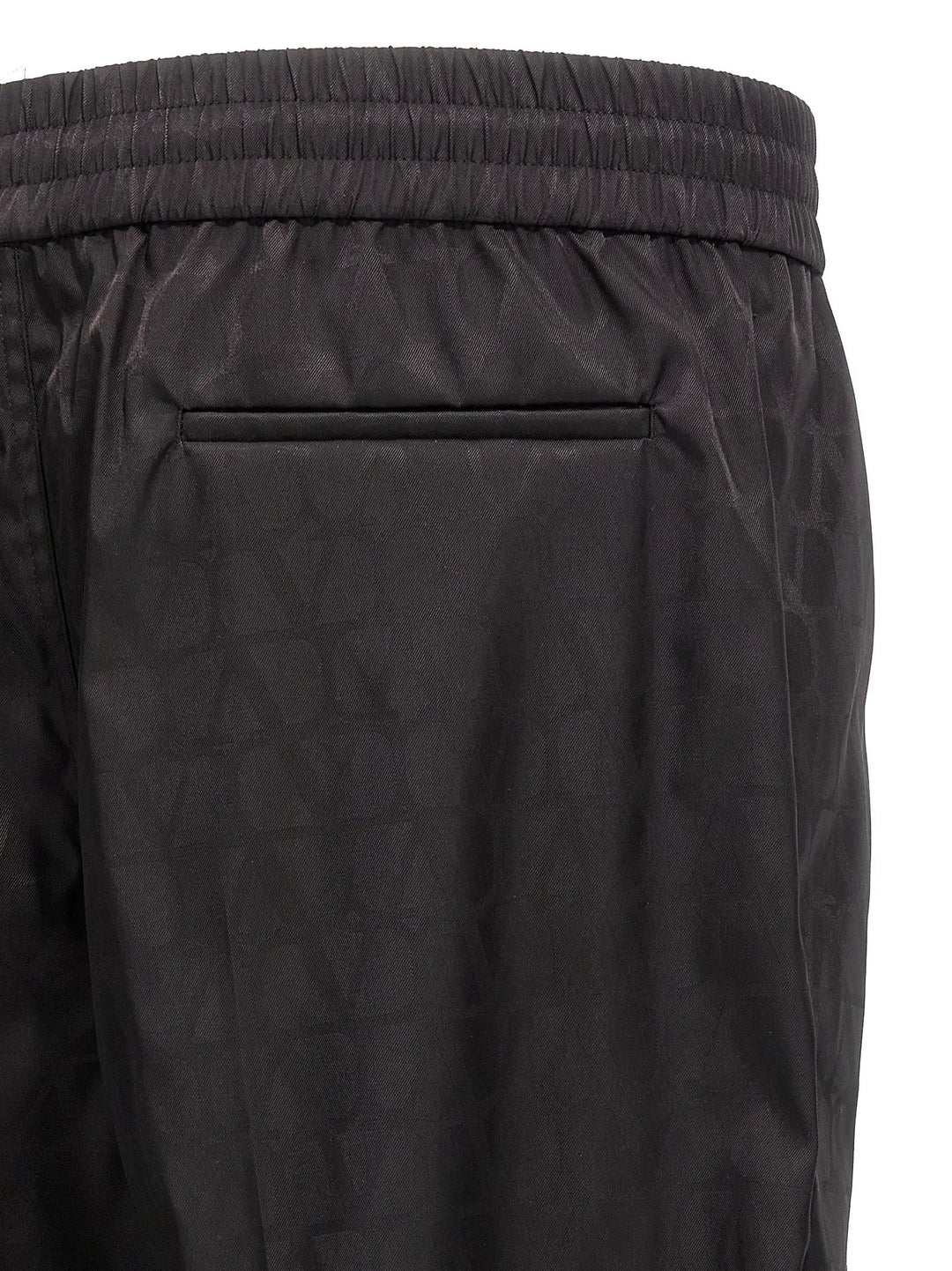 Valentino Garavani Black Polyamide Casual Pants