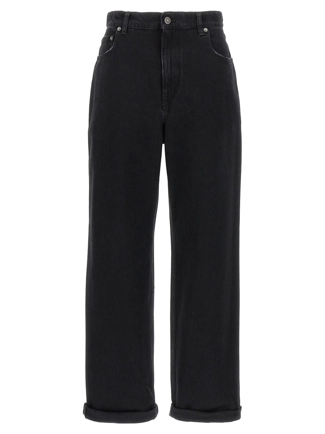 Golden Goose Black Cotton Relaxed Fit Jeans