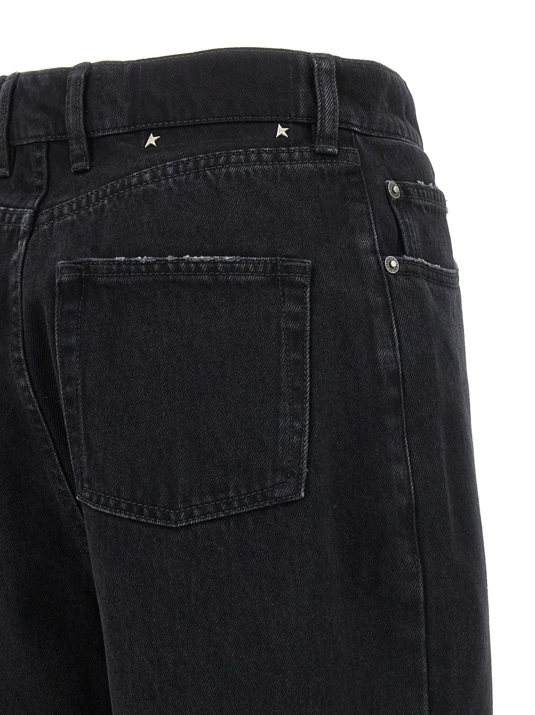 Golden Goose Black Cotton Relaxed Fit Jeans