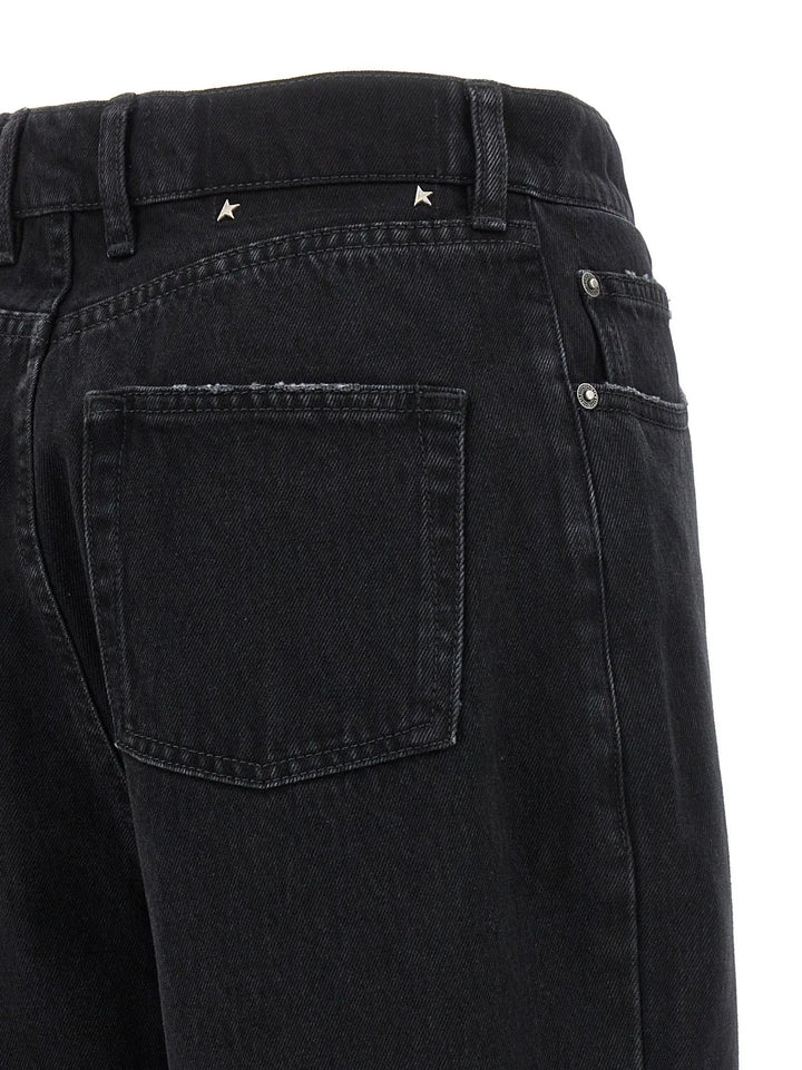 Golden Goose Black Cotton Relaxed Fit Jeans