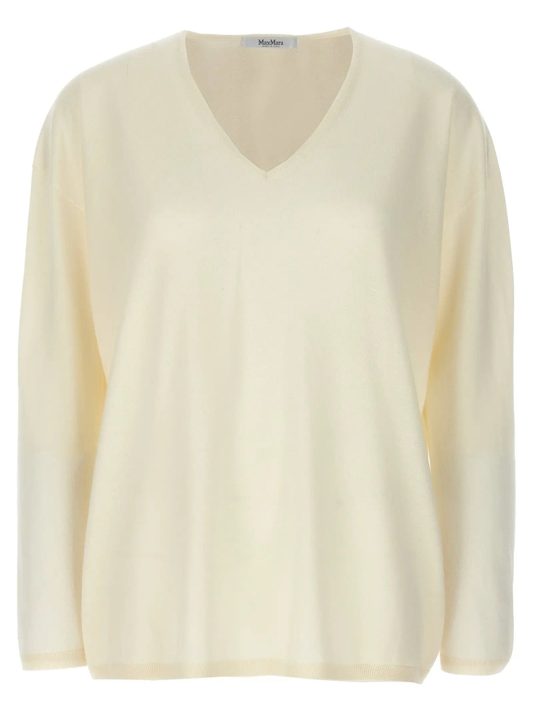 Max Mara White Cashmere Cardigan
