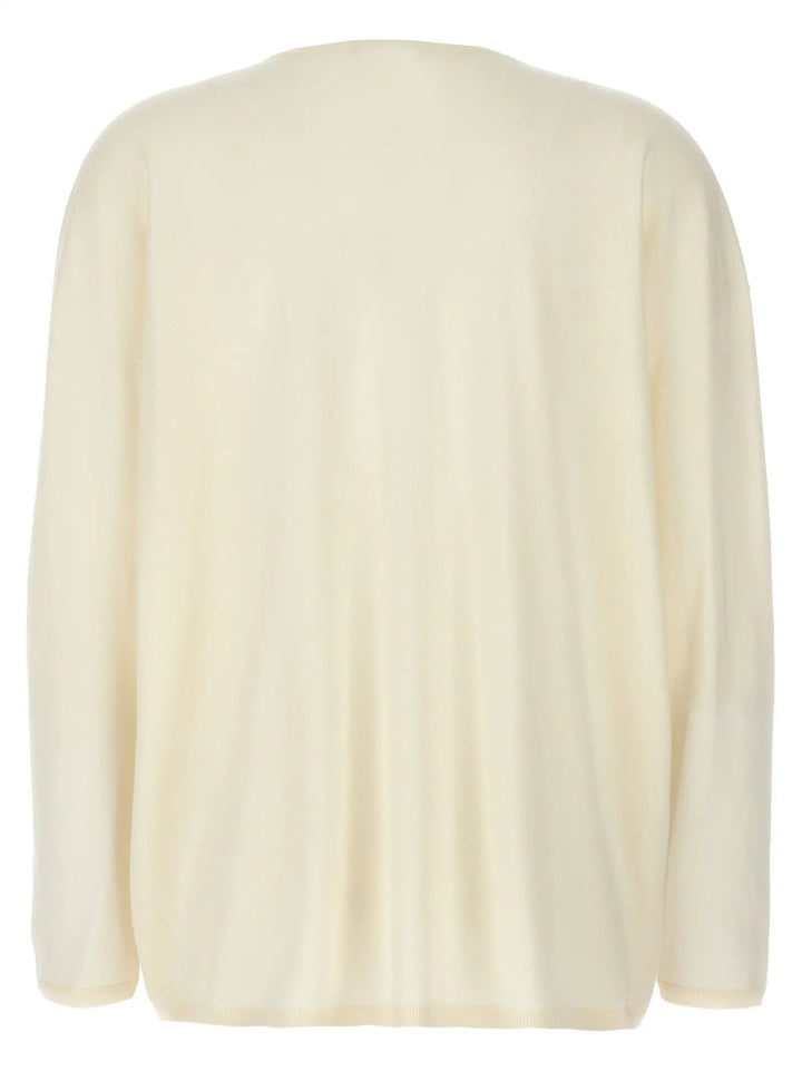 Max Mara White Cashmere Cardigan