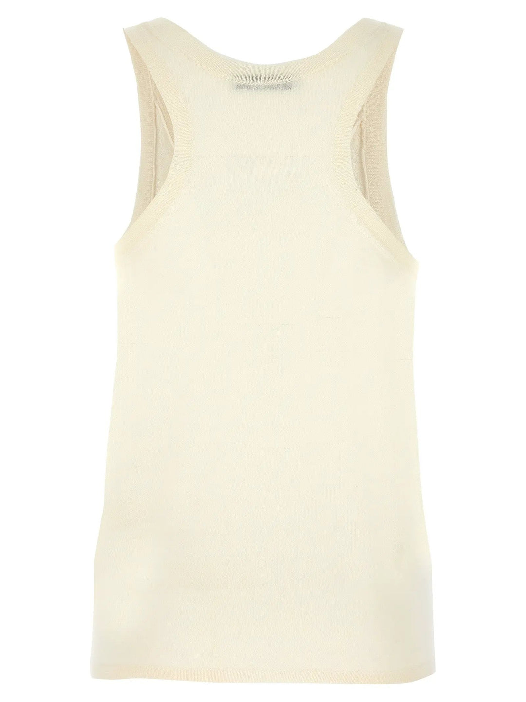Max Mara White Cashmere Tank Tops