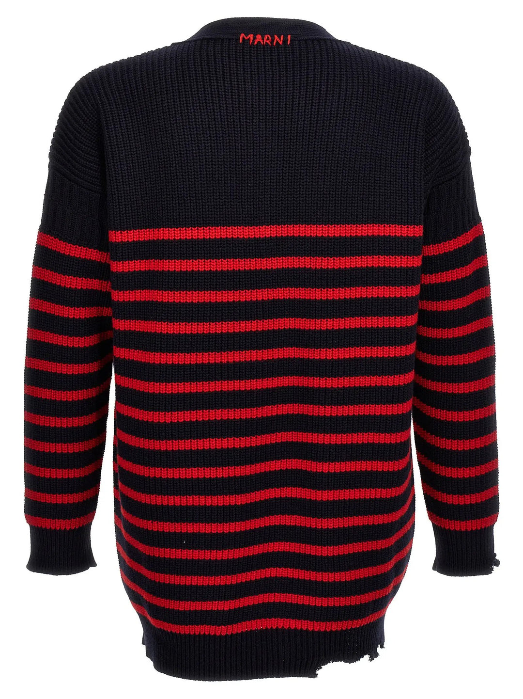 Marni Multicolor Virgin Wool Cardigan