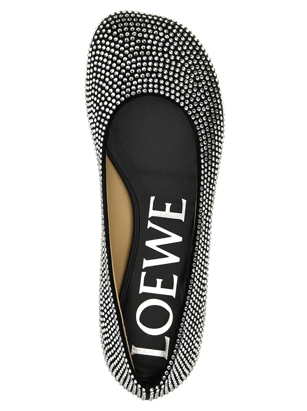 Loewe Black Goatskin Ballet Flats