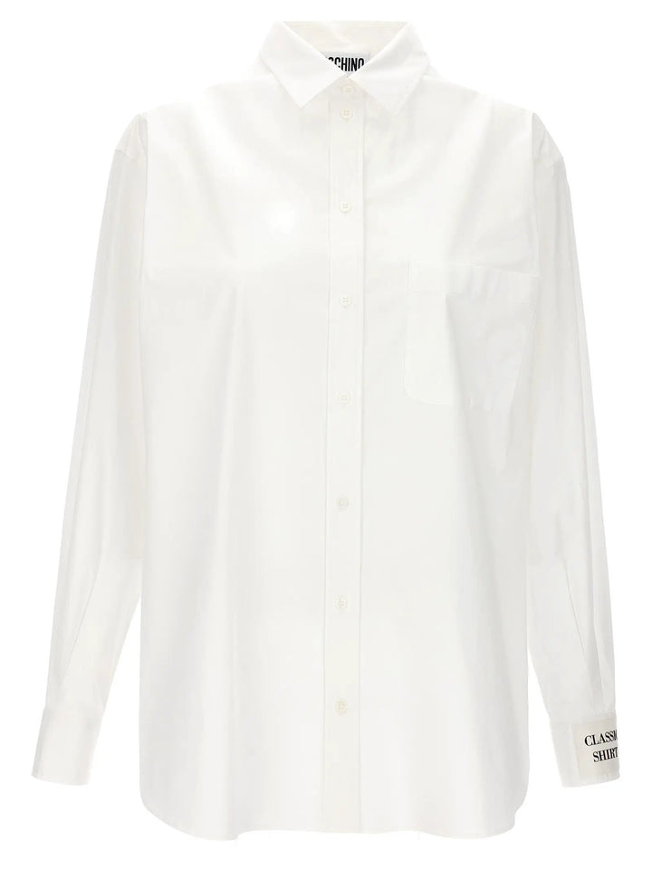 Moschino White Cotton Blouse
