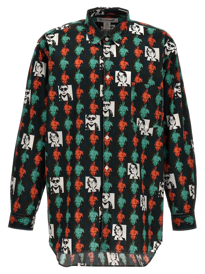 Comme Des Garçons Multicolor Cotton Blouse