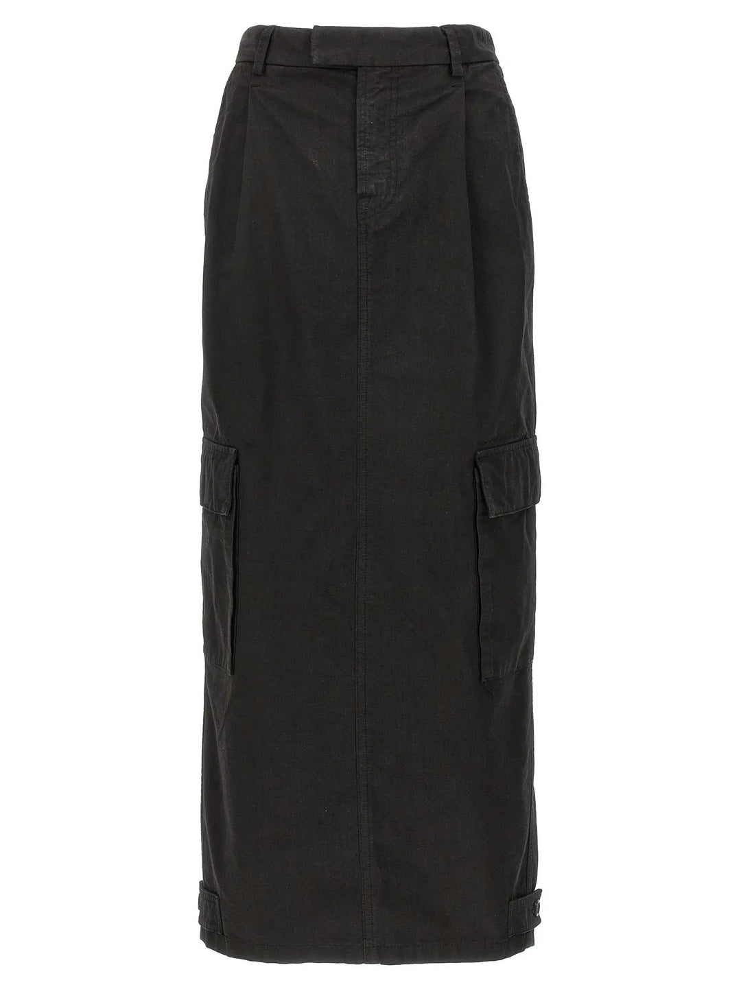 Armarium Black Cotton Mini Skirt