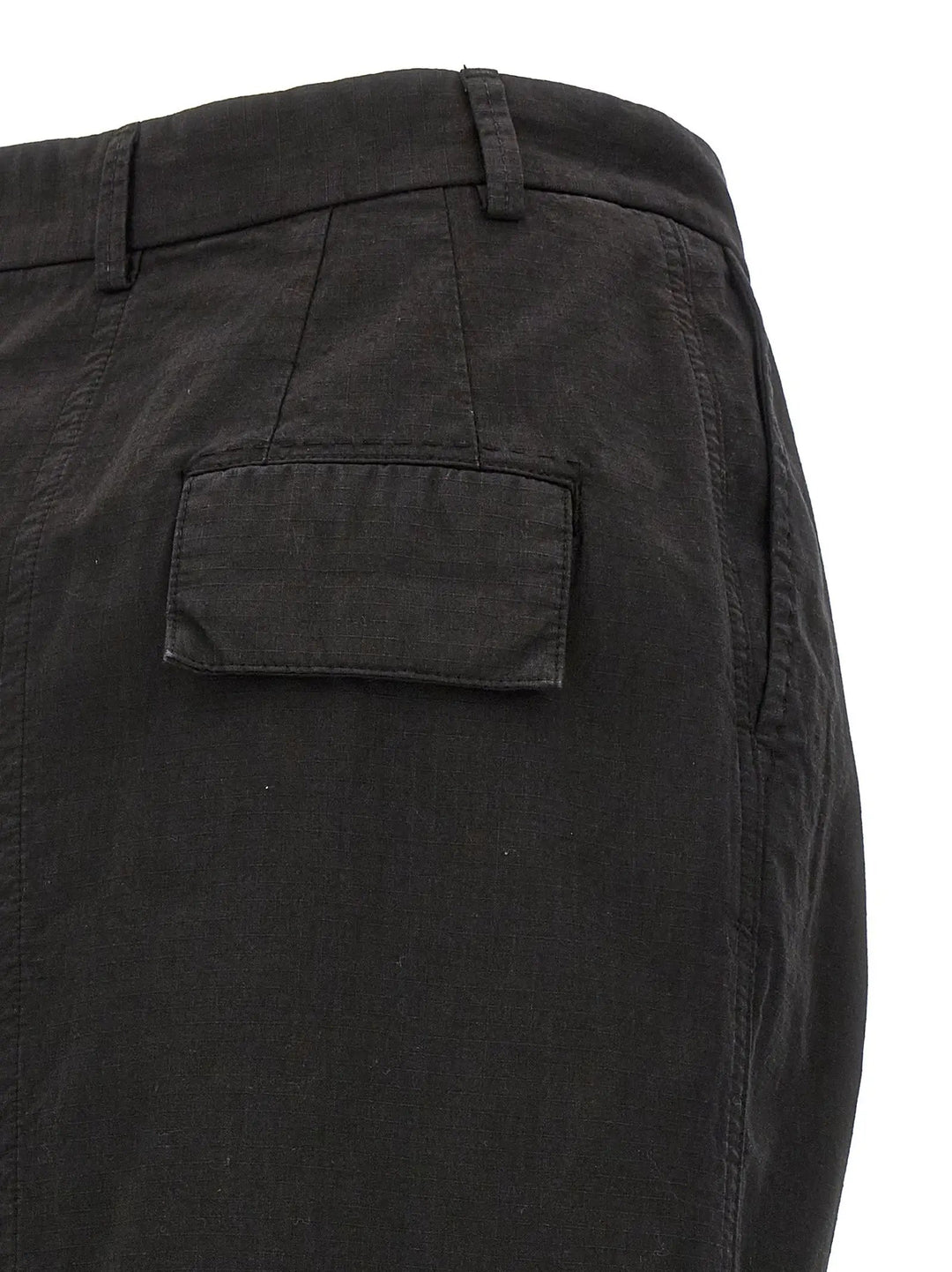 Armarium Black Cotton Mini Skirt
