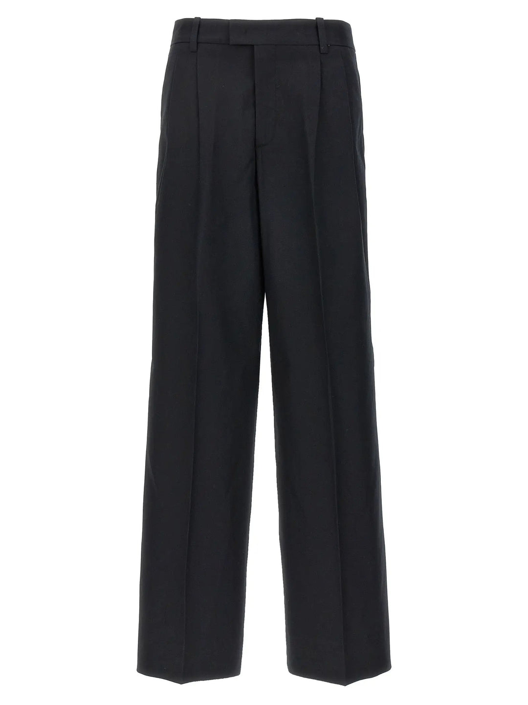 Armarium Black Cotton Casual Pants