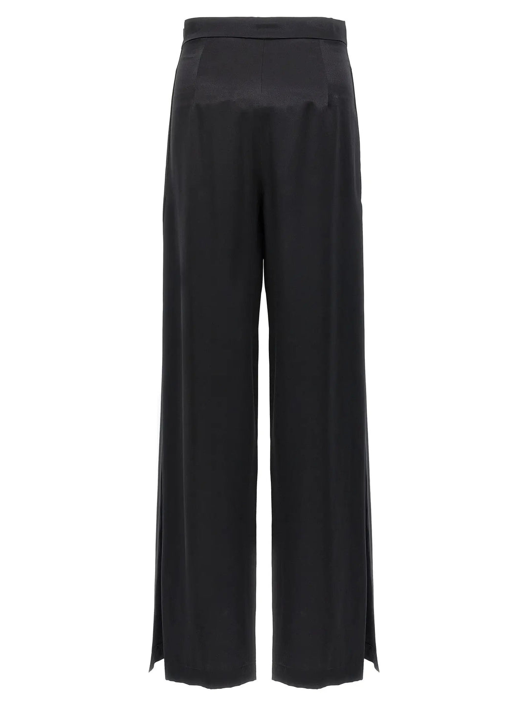 Max Mara Black Silk Casual Pants