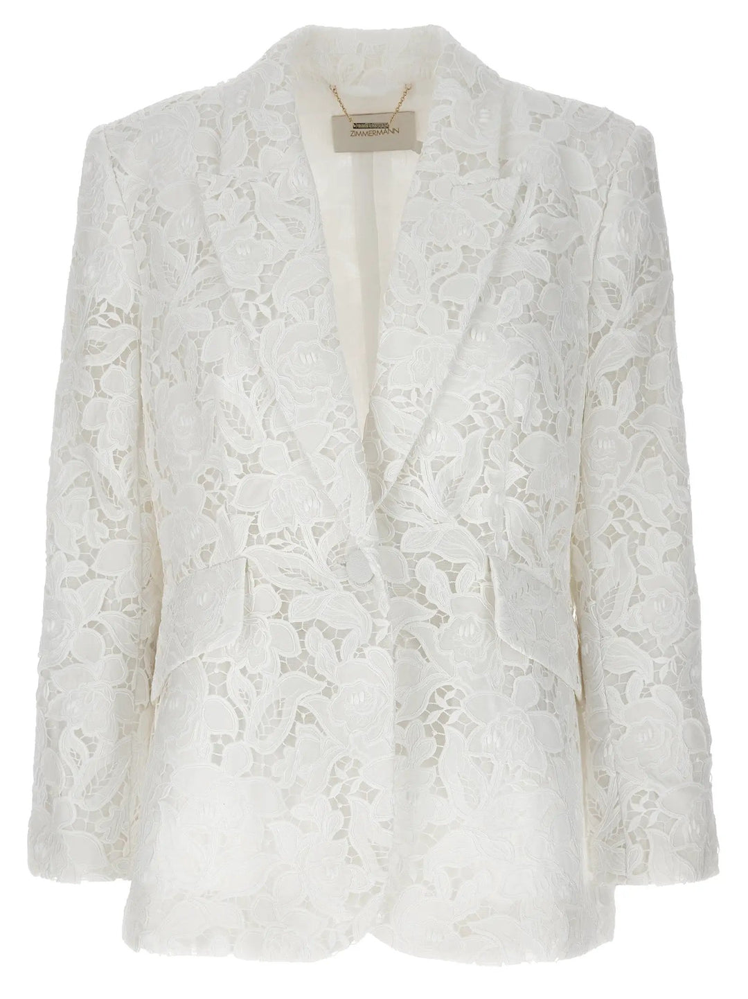 Zimmermann White Polyester Blazer