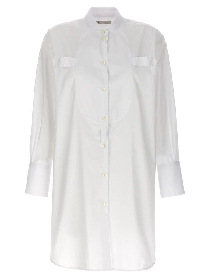Alberto Biani White Cotton Blouse