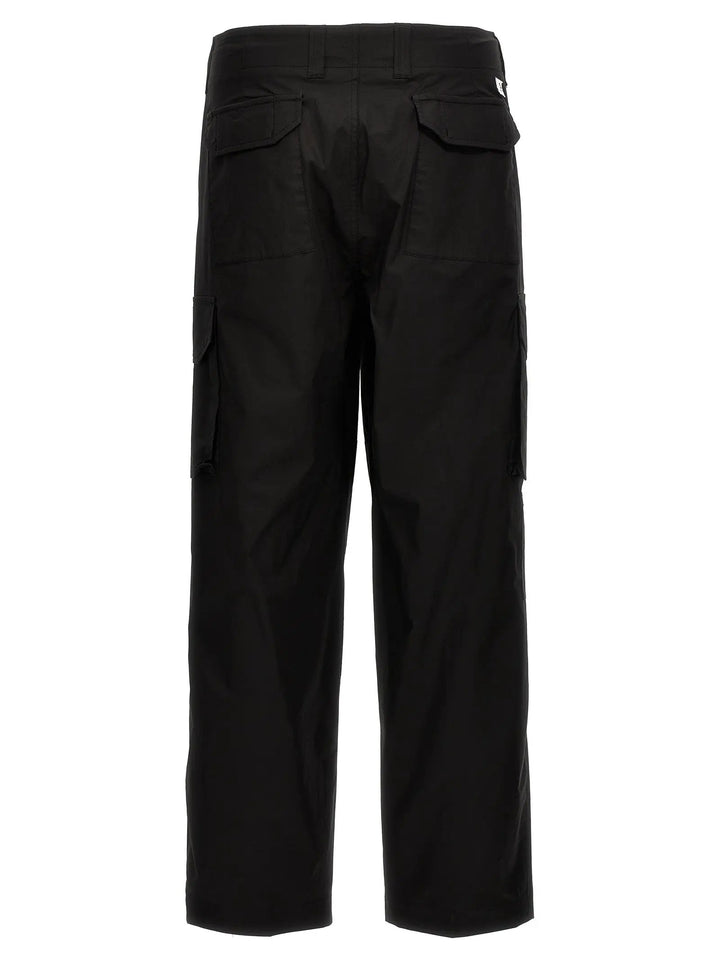 Department 5 Black Cotton Cargo Pants