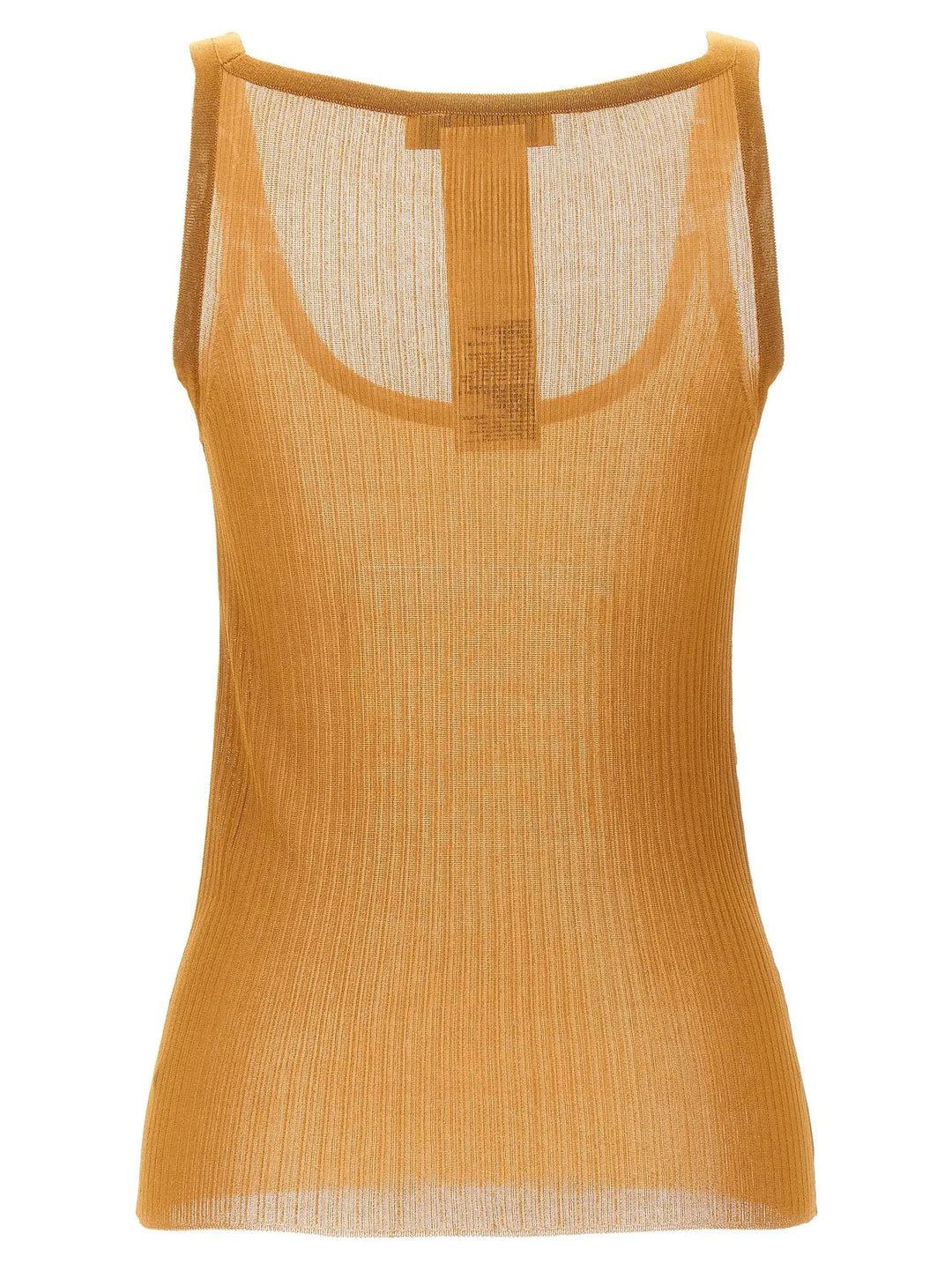 Max Mara Beige Silk Tank Tops