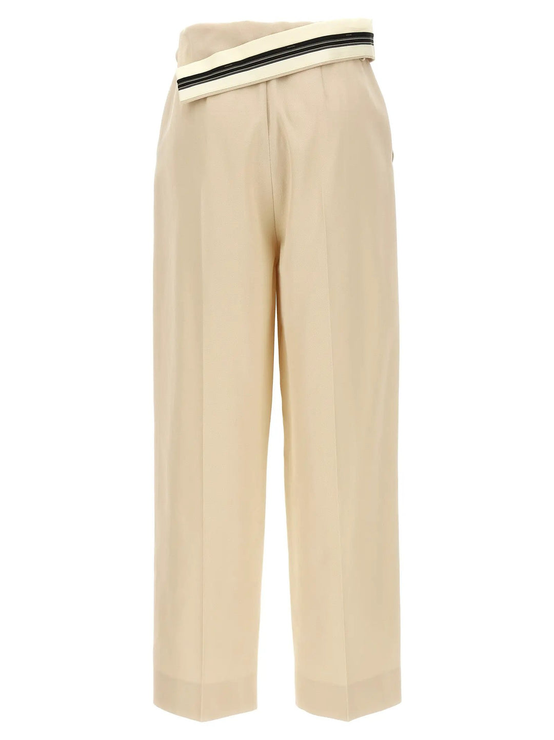 Fendi Beige Wool Casual Pants