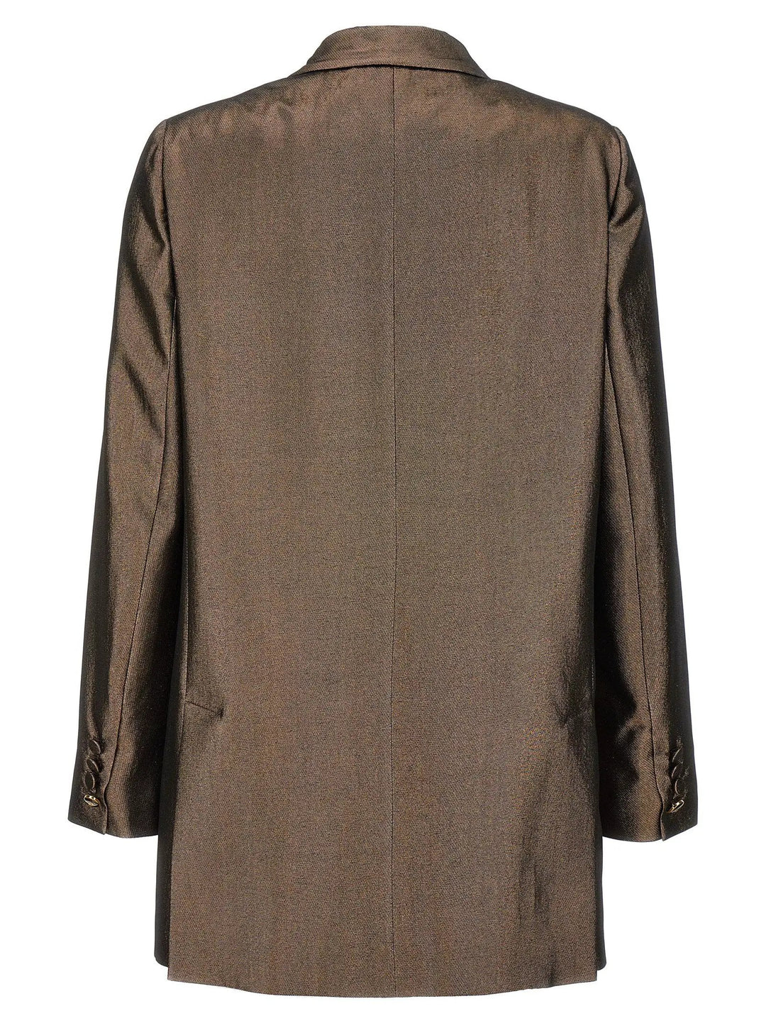 Max Mara Brown Silk Blazer