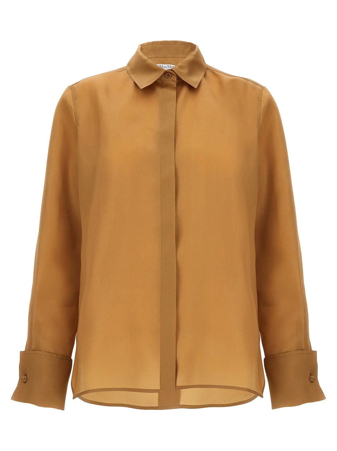 Max Mara Beige Silk Blouse