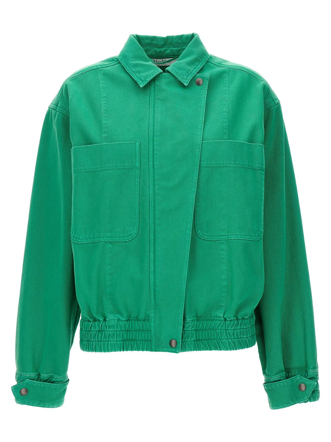 Max Mara Bicolor Cotton Full-Length Jacket