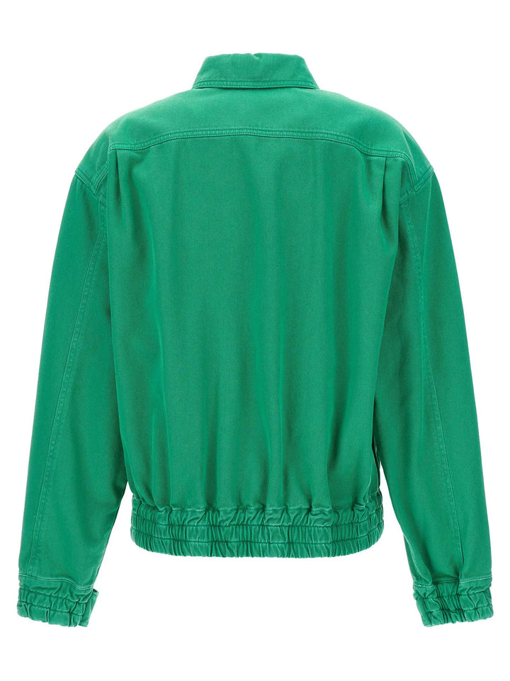 Max Mara Bicolor Cotton Full-Length Jacket