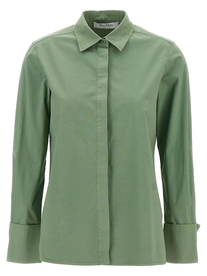 Max Mara Bicolor Cotton Blouse