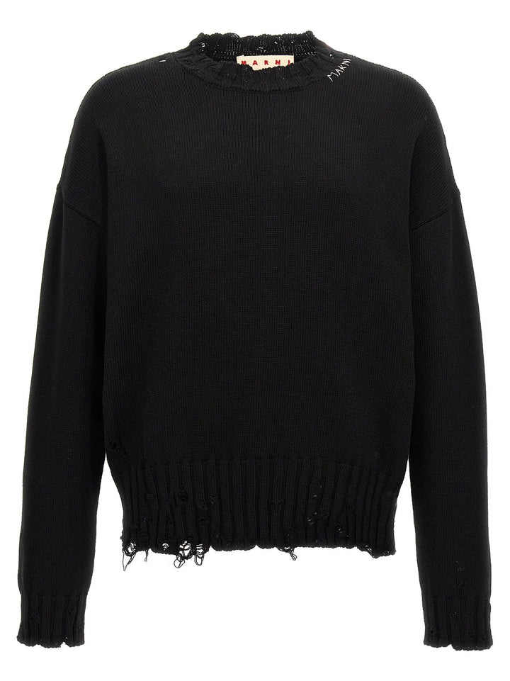 Marni Black Cotton Cardigan