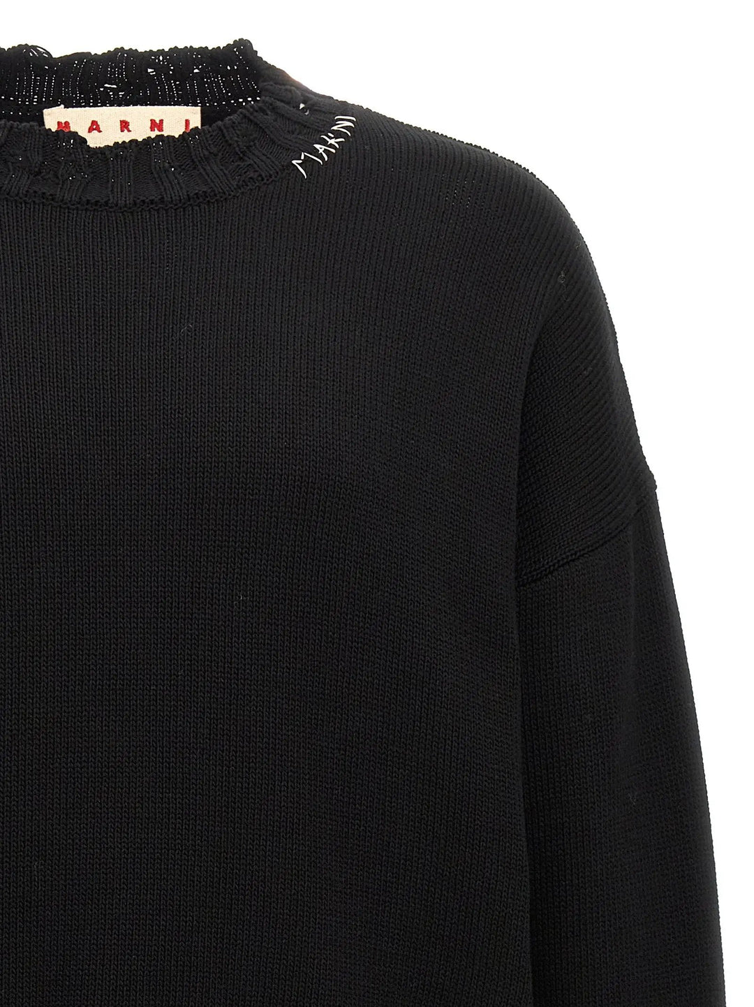 Marni Black Cotton Cardigan
