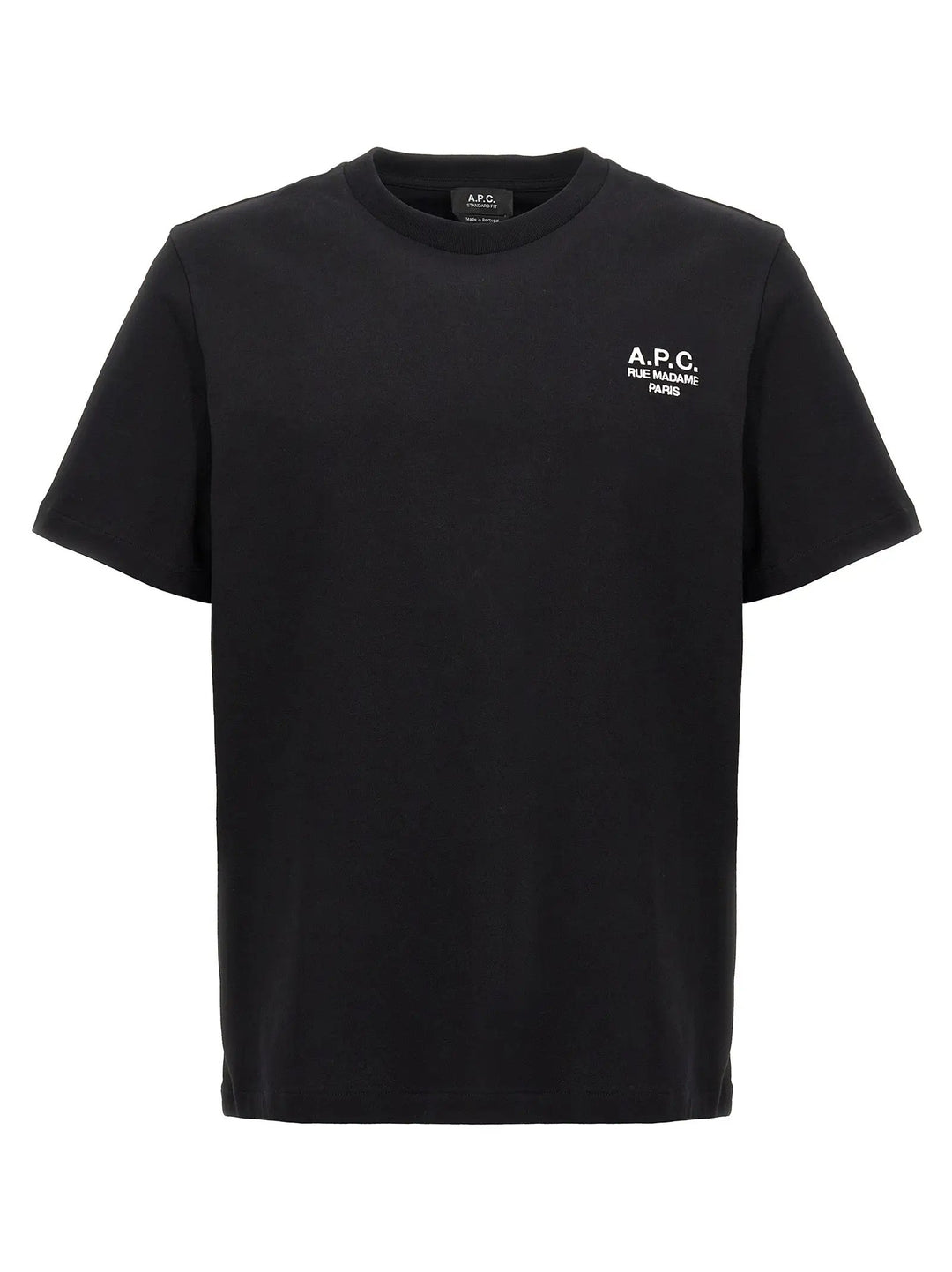 A.P.C. Black Cotton T-Shirt