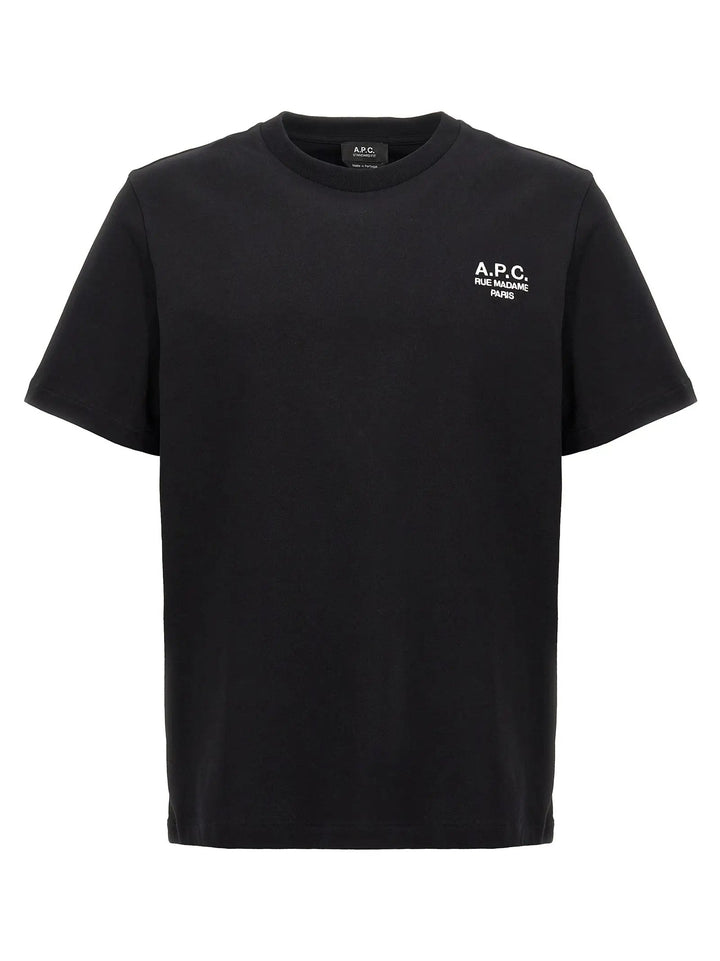 A.P.C. Black Cotton T-Shirt