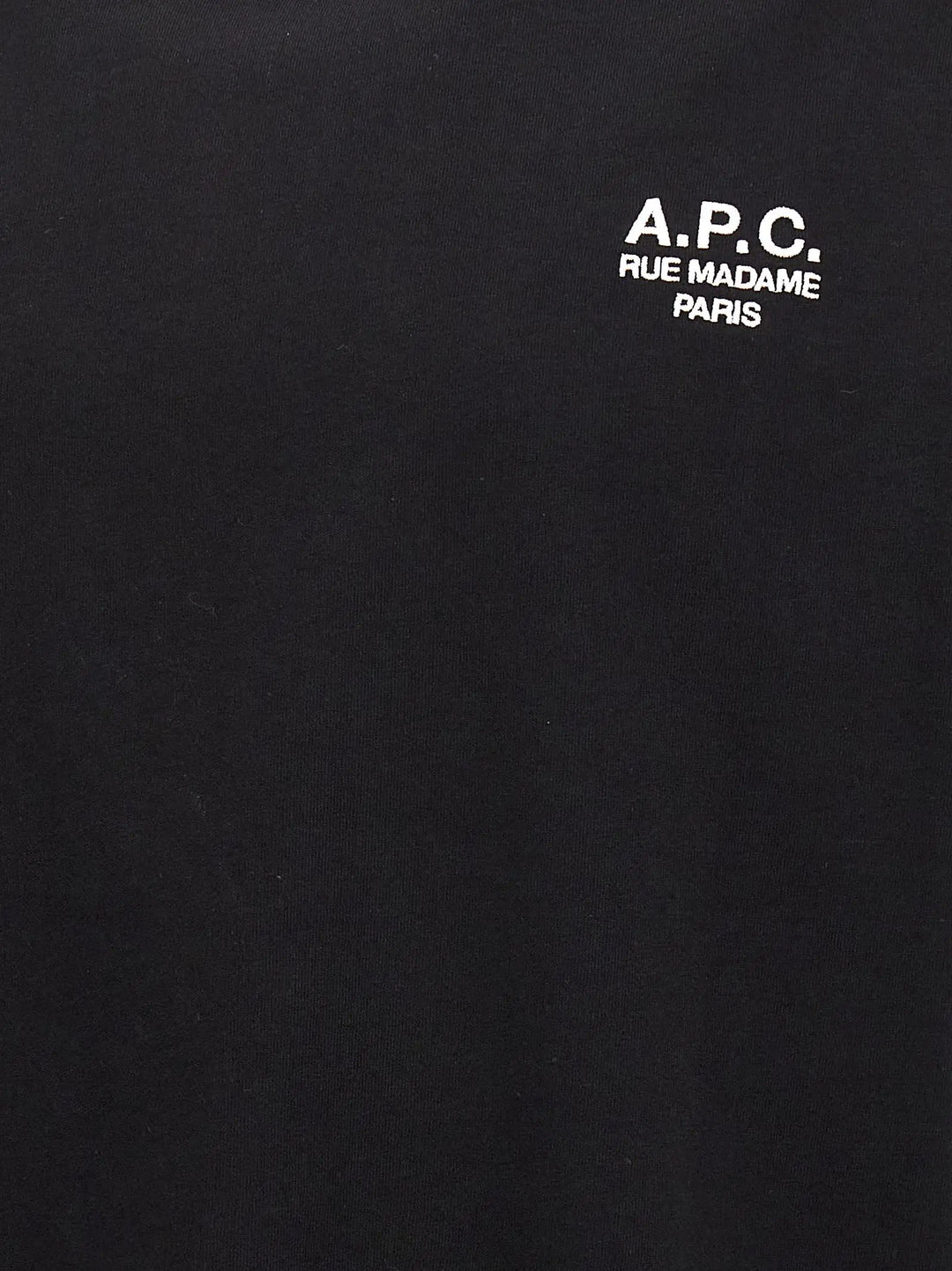 A.P.C. Black Cotton T-Shirt
