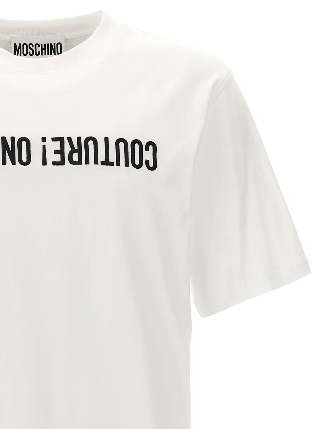 Moschino Bicolor Cotton T-Shirt