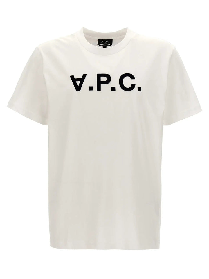 A.P.C. White Cotton T-Shirt