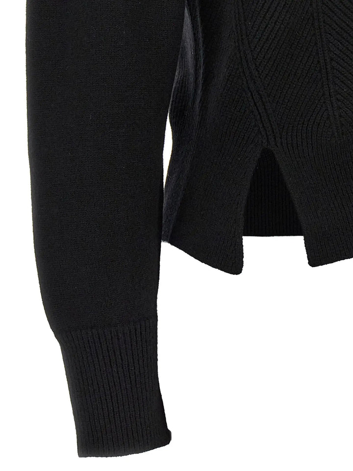 Alexander McQueen Black Wool Cardigan